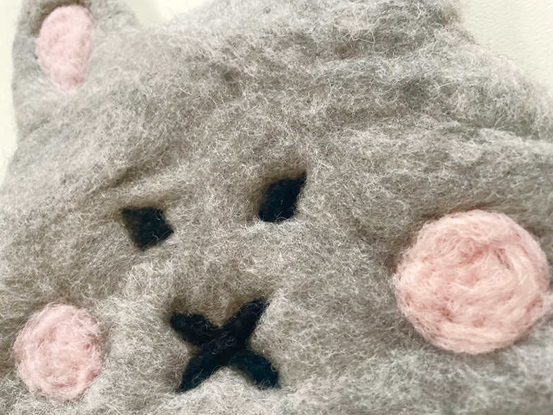 うさぎサウナハット(グレー)
